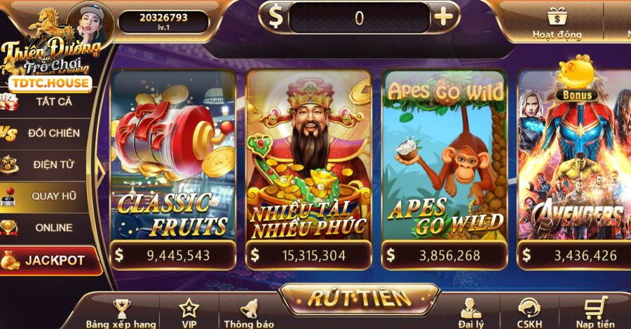 Quay hũ online game nổ hũ đổi thưởng uy tín